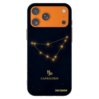 Picasee silikónový prehľadný obal pre Apple iPhone 17 Pro Max - CAPRICORN