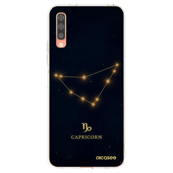 Picasee silikónový prehľadný obal pre Samsung Galaxy A70 A705F - CAPRICORN