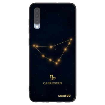 Picasee silikónový čierny obal pre Samsung Galaxy A70 A705F - CAPRICORN