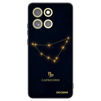 Picasee silikónový čierny obal pre Motorola Moto G86 5G - CAPRICORN