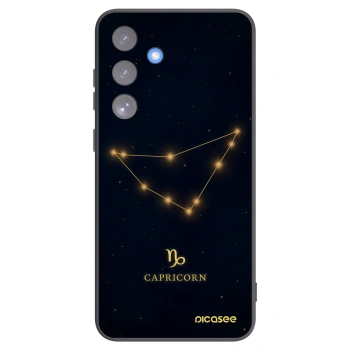 Picasee silikónový čierny obal pre Samsung Galaxy S25 FE 5G - CAPRICORN