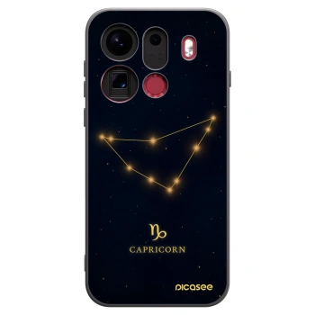 Picasee silikónový čierny obal pre OPPO Find X9 Pro - CAPRICORN