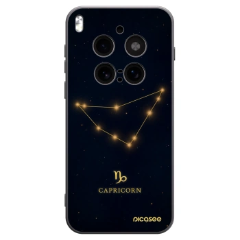 Picasee silikónový čierny obal pre Vivo X300 Pro - CAPRICORN