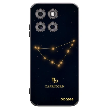 Picasee silikónový čierny obal pre Motorola Moto G77 - CAPRICORN