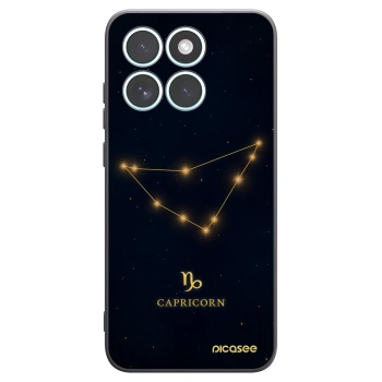 Picasee silikónový čierny obal pre Motorola Edge 70 Fusion - CAPRICORN