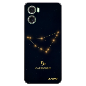Picasee silikónový čierny obal pre Motorola Moto G06 - CAPRICORN