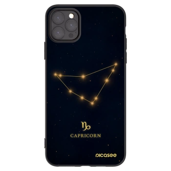 Picasee silikónový čierny obal pre Apple iPhone 11 Pro Max - CAPRICORN