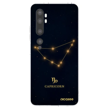 Picasee silikónový prehľadný obal pre Xiaomi Mi Note 10 (Pro) - CAPRICORN