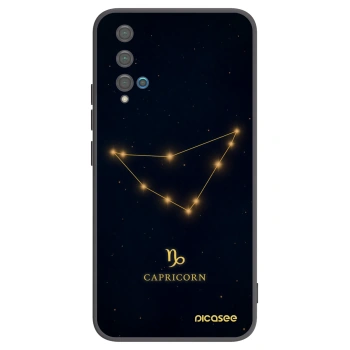 Picasee silikónový čierny obal pre Huawei Nova 5T - CAPRICORN