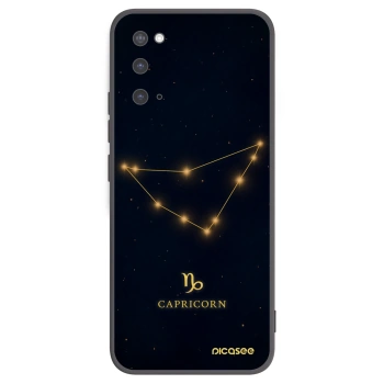 Picasee silikónový čierny obal pre Samsung Galaxy S20 G980F - CAPRICORN