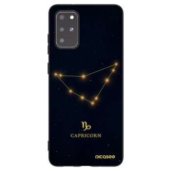 Picasee silikónový čierny obal pre Samsung Galaxy S20+ G985F - CAPRICORN