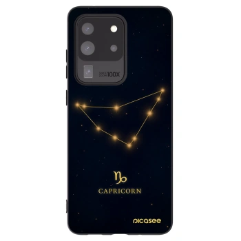 Picasee silikónový čierny obal pre Samsung Galaxy S20 Ultra 5G G988F - CAPRICORN
