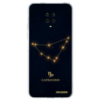 Picasee silikónový prehľadný obal pre Xiaomi Redmi Note 9S - CAPRICORN
