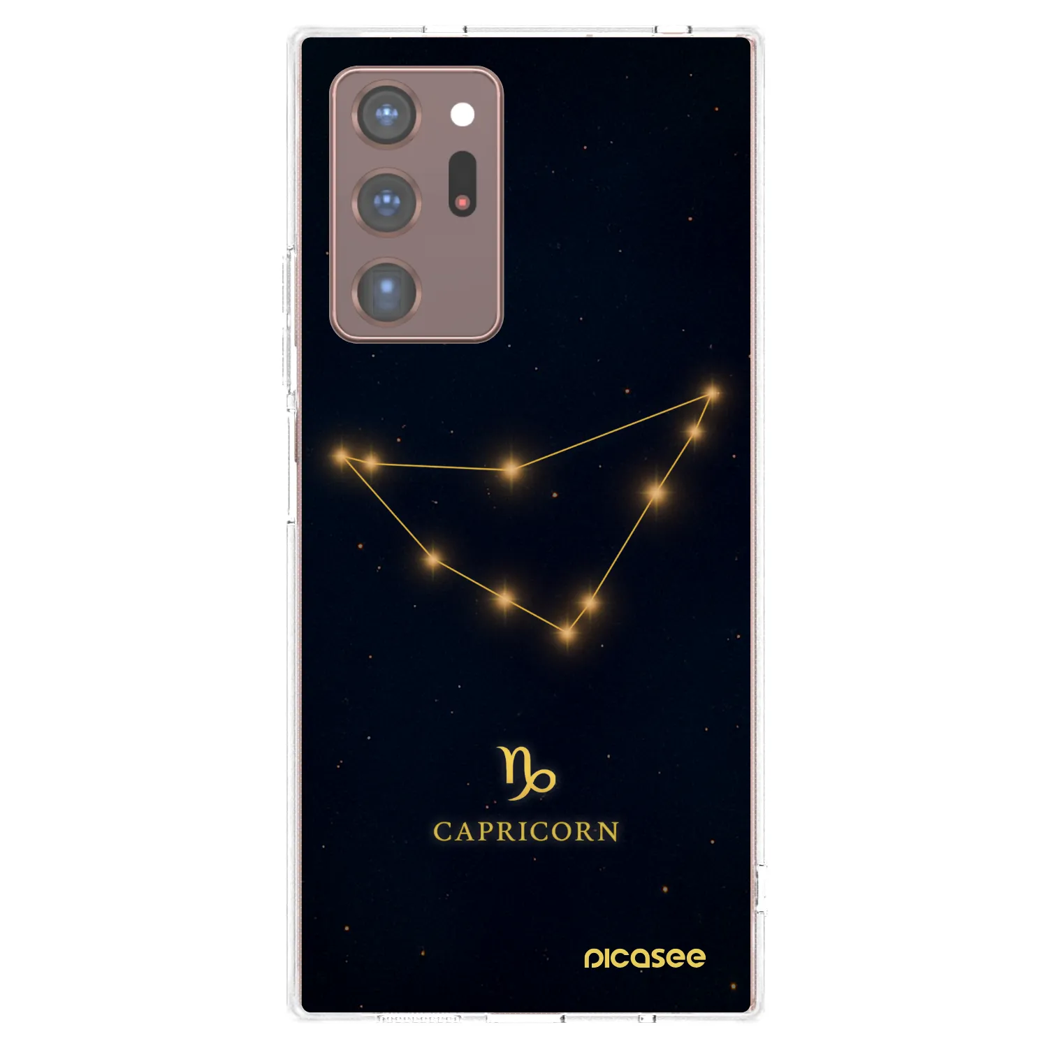 Picasee silikónový prehľadný obal pre Samsung Galaxy Note 20 Ultra - CAPRICORN