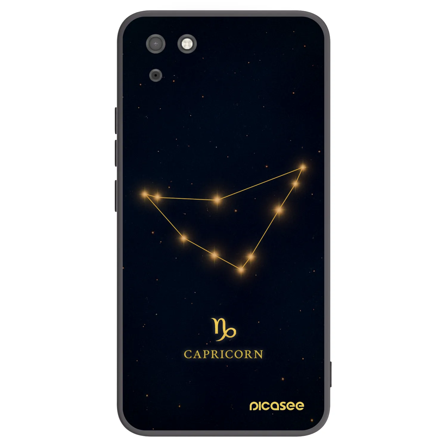 Picasee silikónový čierny obal pre Huawei Y5P - CAPRICORN