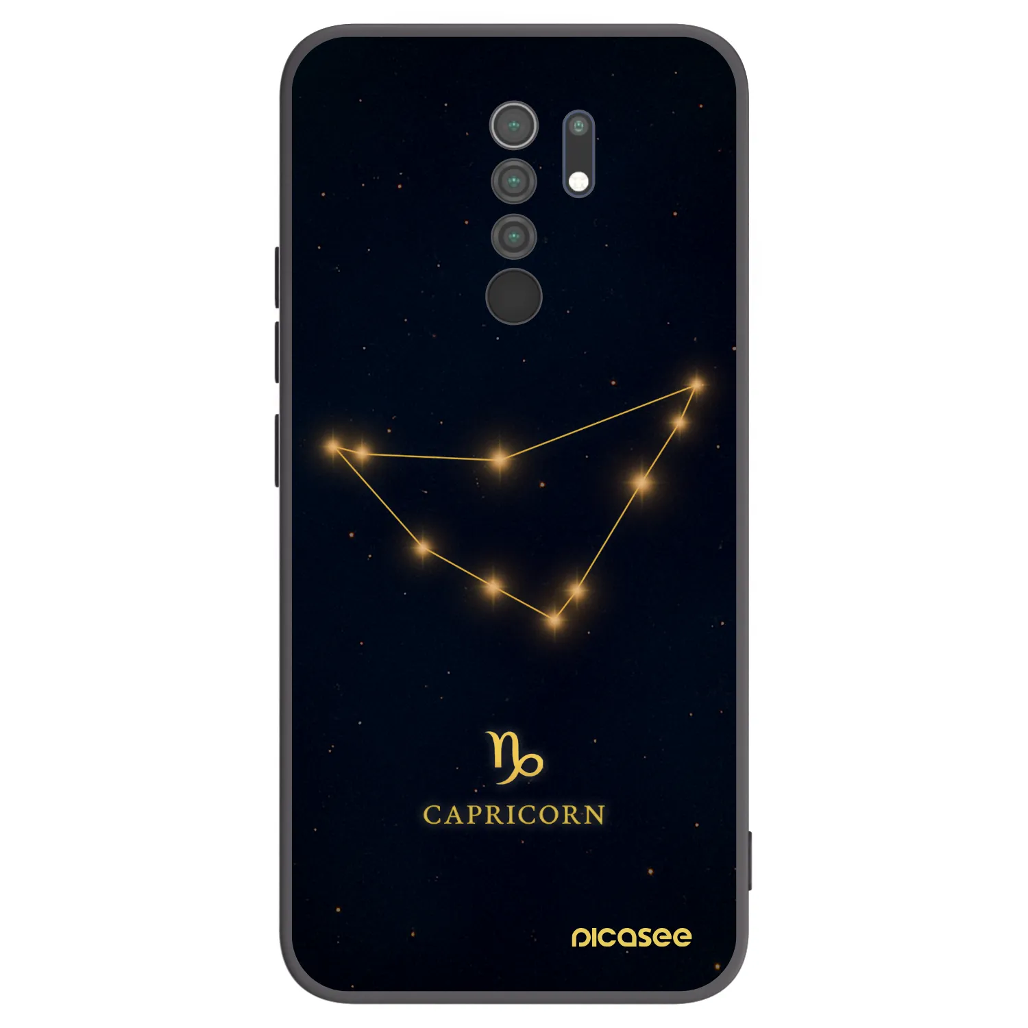 Picasee silikónový čierny obal pre Xiaomi Redmi 9 - CAPRICORN