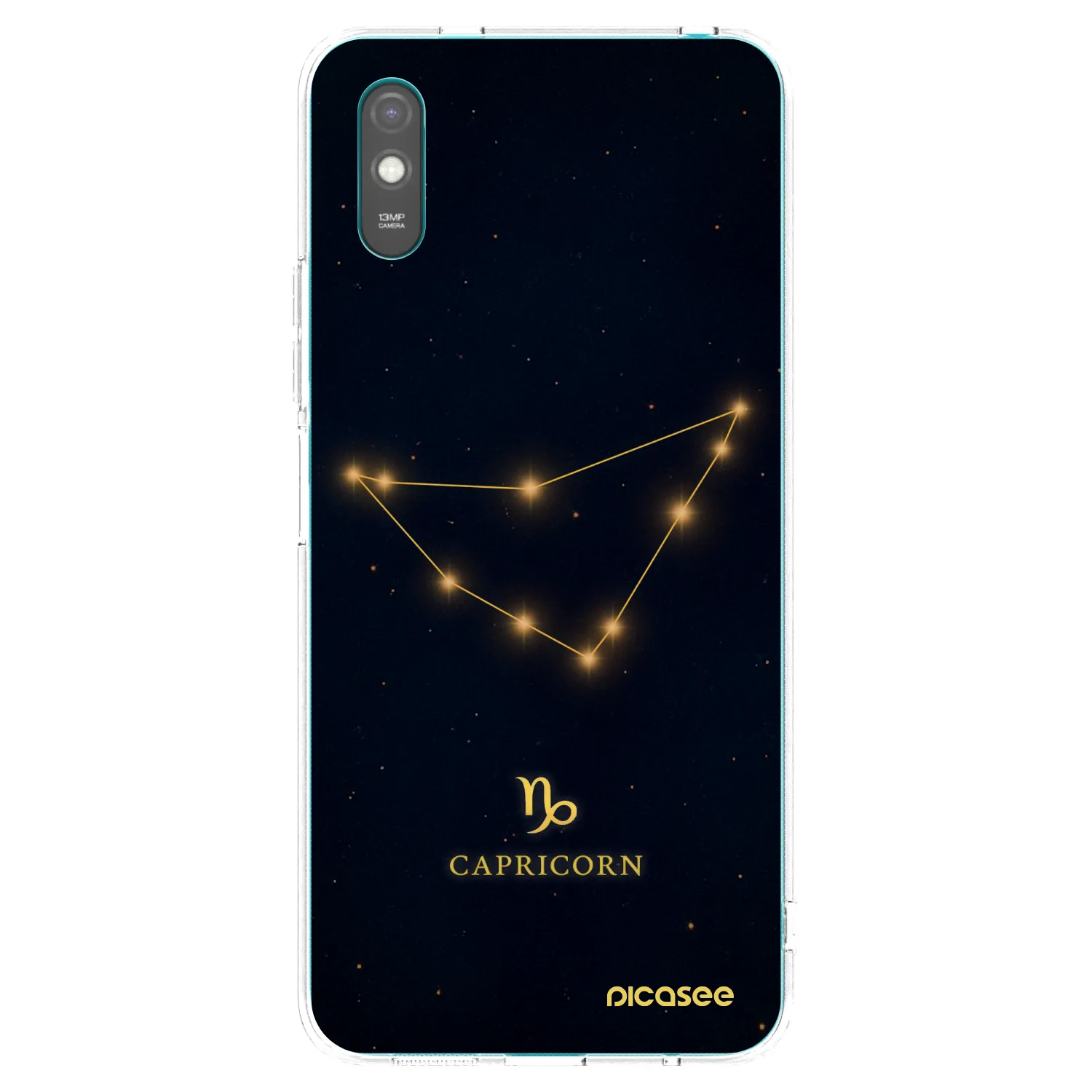 Picasee silikónový prehľadný obal pre Xiaomi Redmi 9A - CAPRICORN