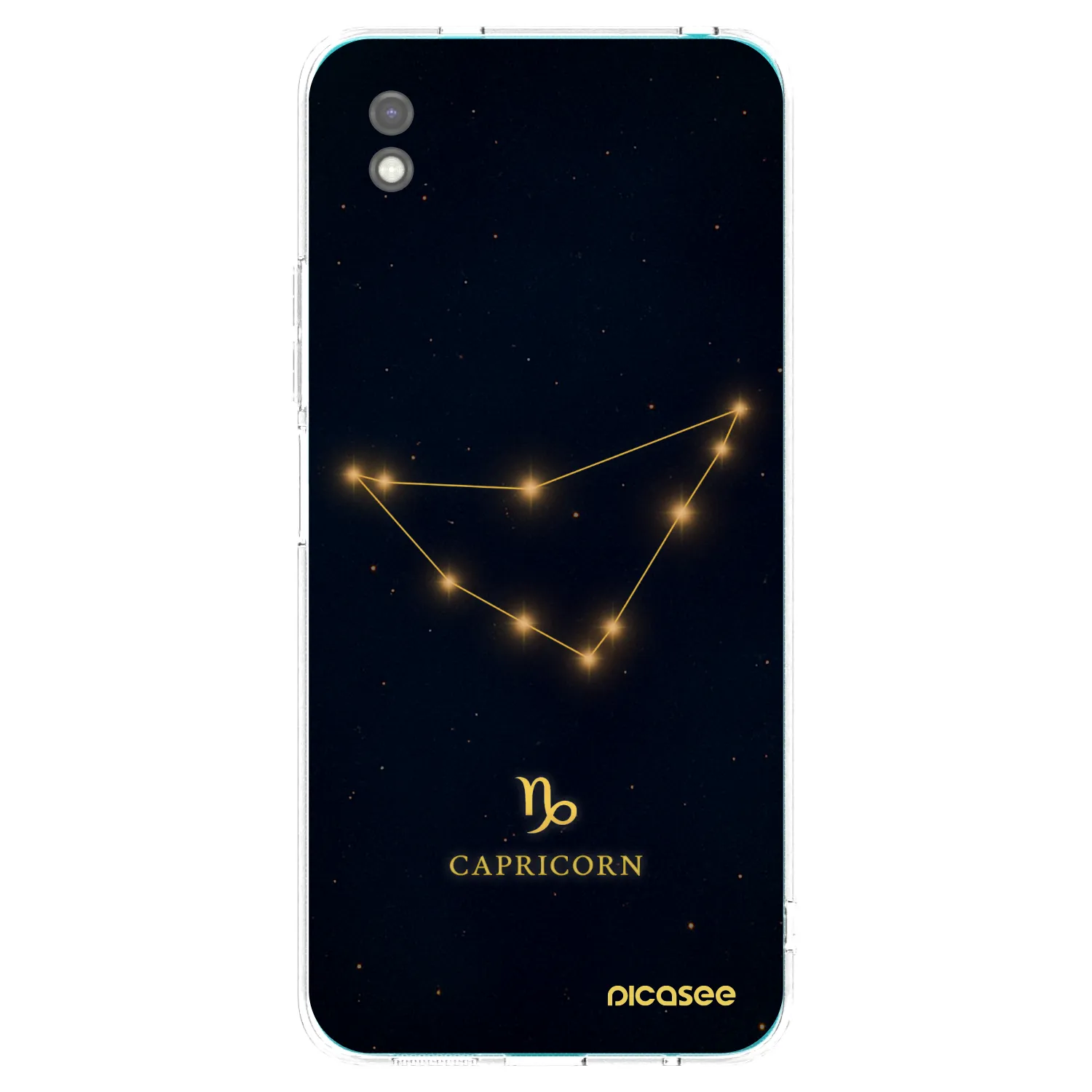 Picasee silikónový čierny obal pre Xiaomi Redmi 9A - CAPRICORN