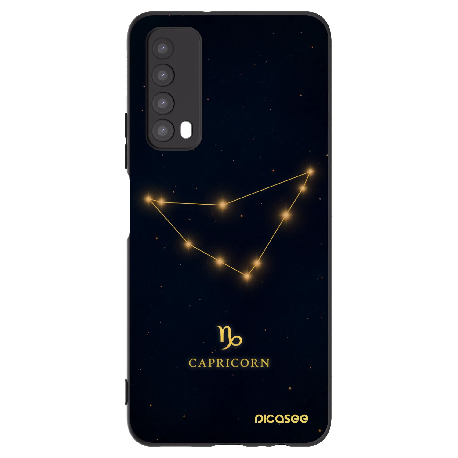 Picasee silikónový čierny obal pre Huawei P Smart 2021 - CAPRICORN