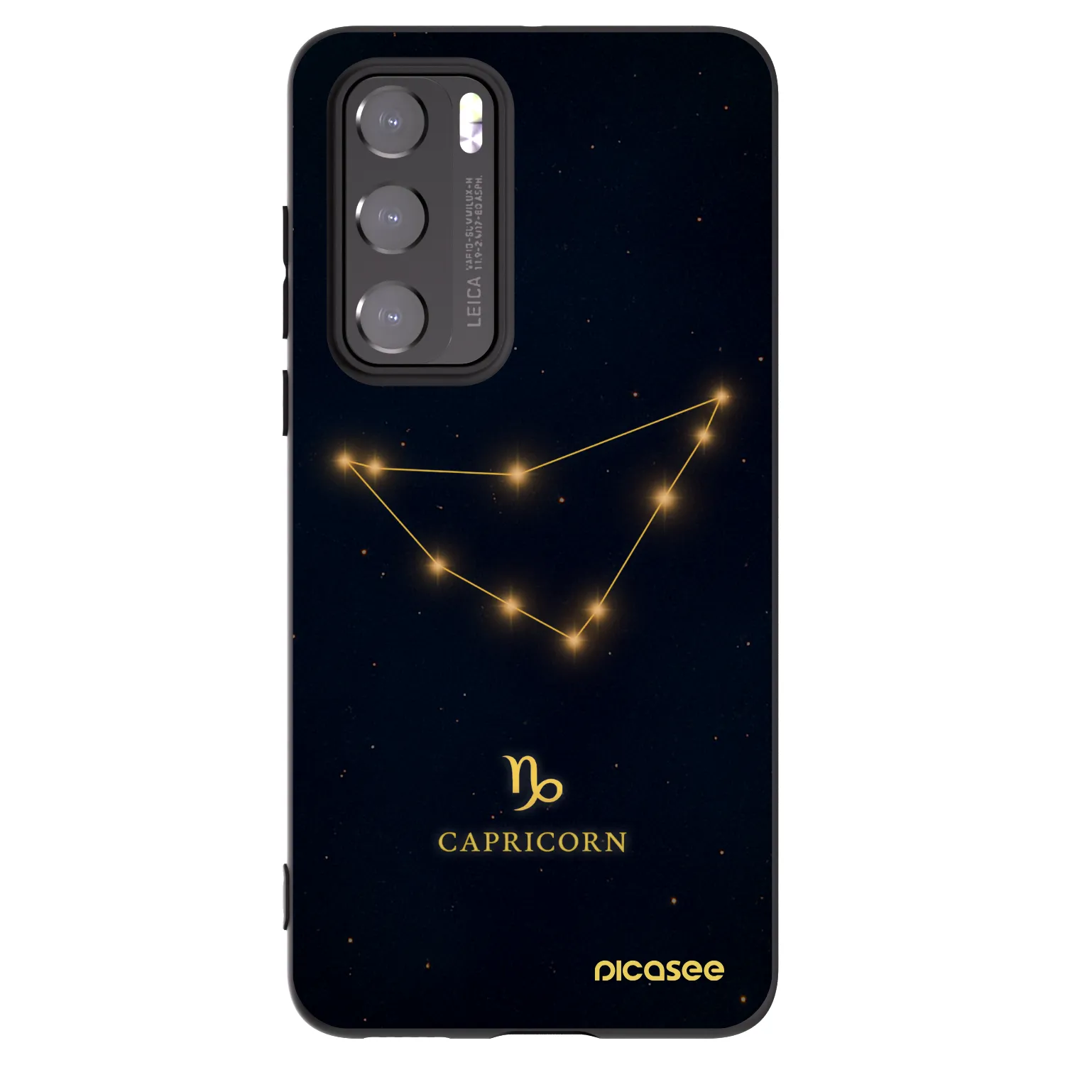 Picasee silikónový čierny obal pre Huawei P40 - CAPRICORN