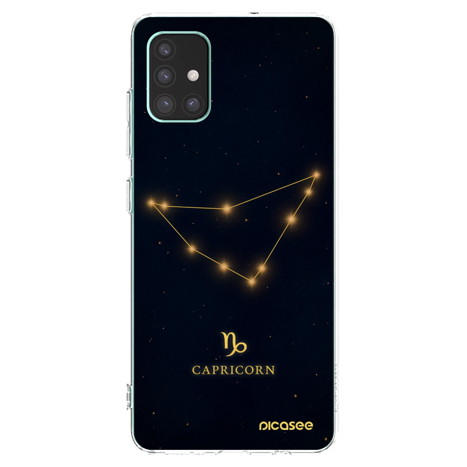 Picasee silikónový prehľadný obal pre Samsung Galaxy M51 M515F - CAPRICORN