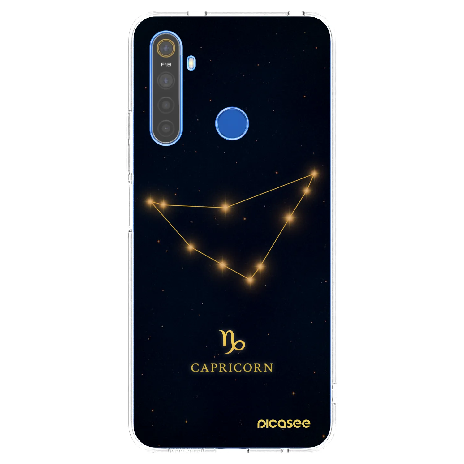 Picasee silikónový prehľadný obal pre Realme 5 - CAPRICORN