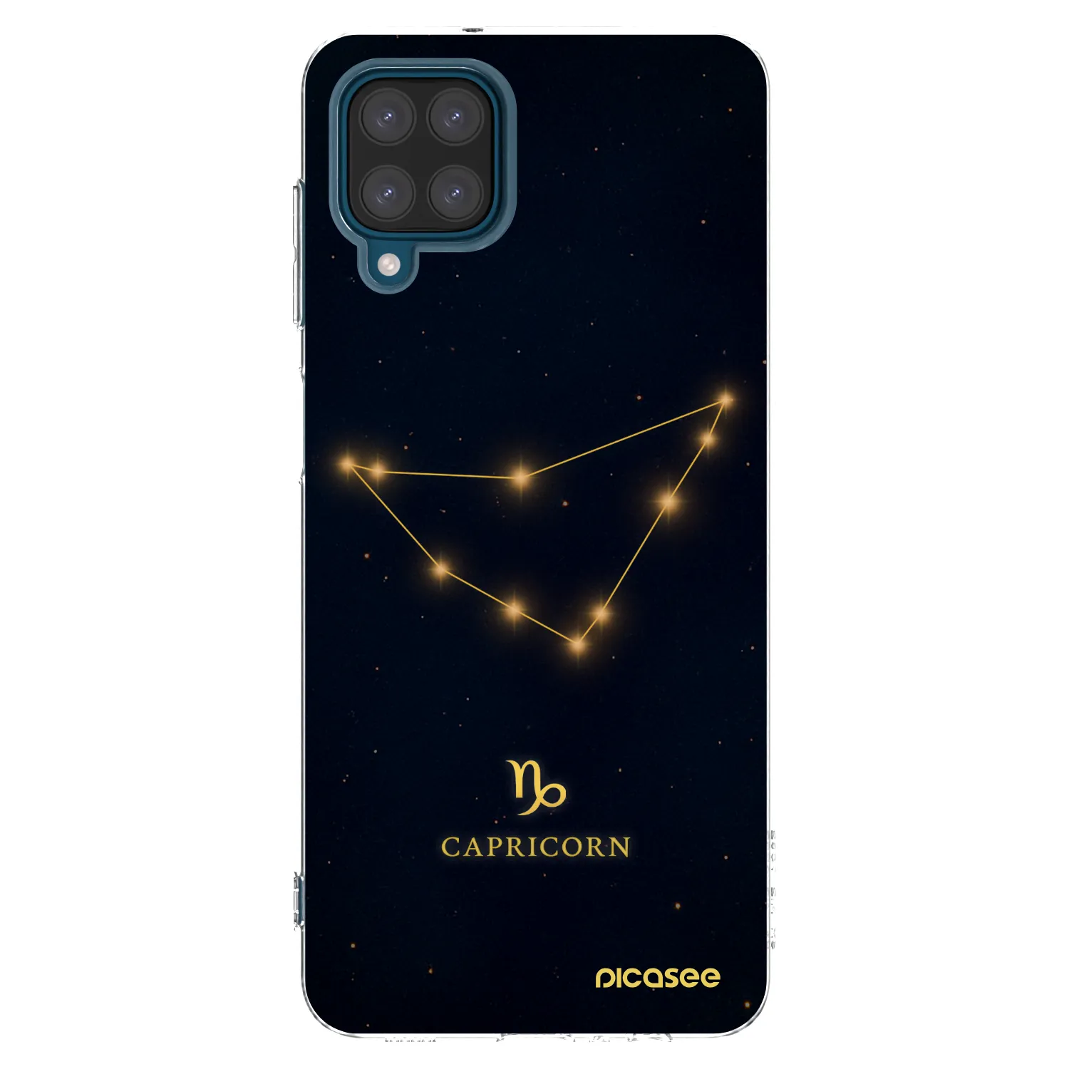 Picasee silikónový prehľadný obal pre Samsung Galaxy A12 A125F - CAPRICORN