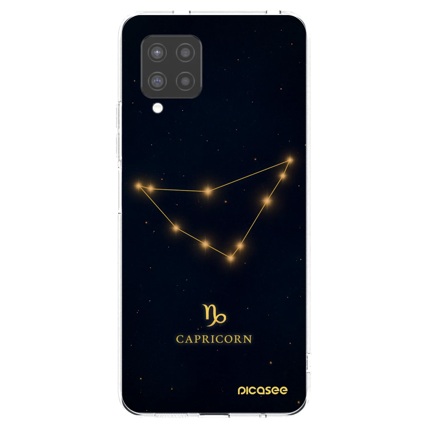 Picasee silikónový prehľadný obal pre Samsung Galaxy A42 A426B - CAPRICORN
