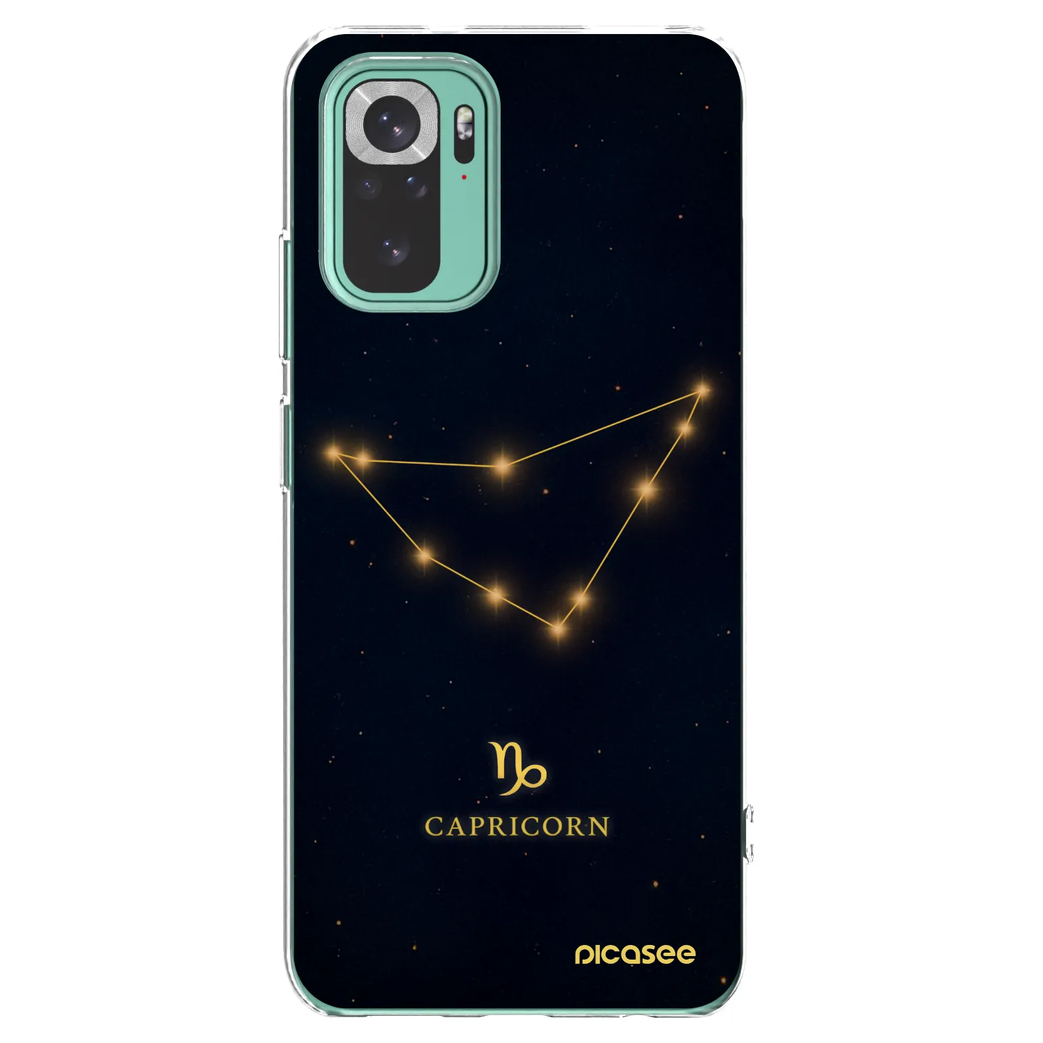 Picasee silikónový prehľadný obal pre Xiaomi Redmi Note 10 Pro - CAPRICORN