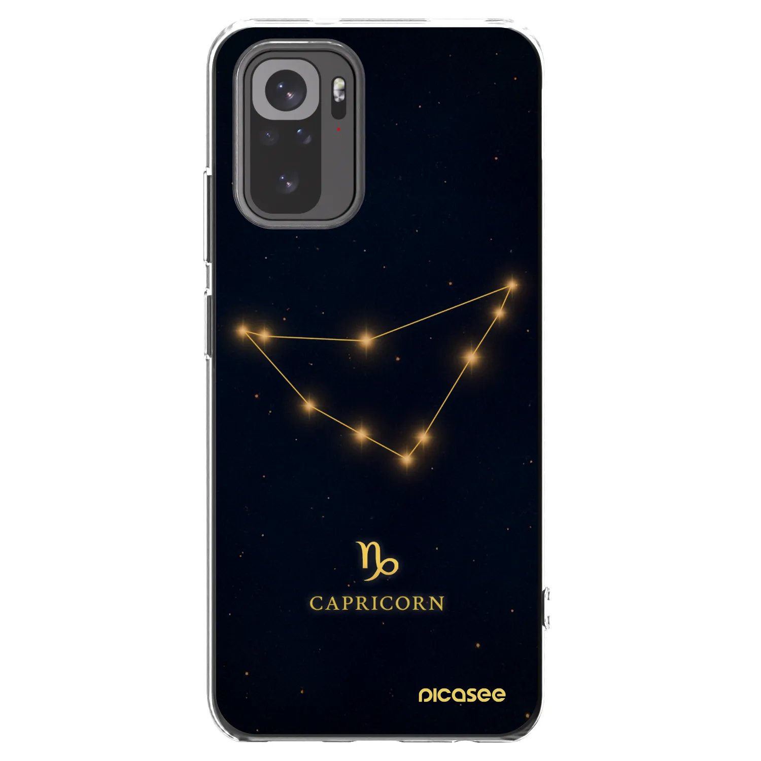 Picasee silikónový prehľadný obal pre Xiaomi Redmi Note 10S - CAPRICORN