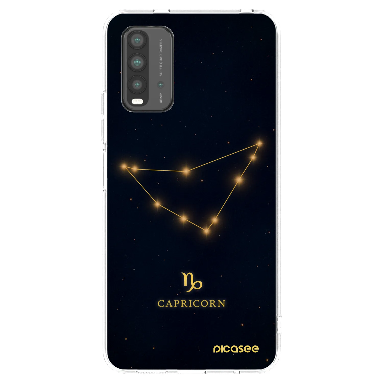 Picasee silikónový čierny obal pre Xiaomi Redmi 9T - CAPRICORN