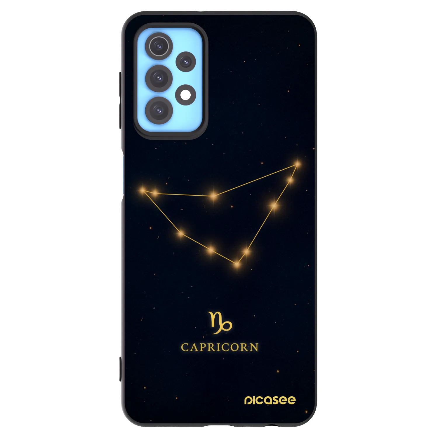 Picasee silikónový čierny obal pre Samsung Galaxy A32 4G SM-A325F - CAPRICORN
