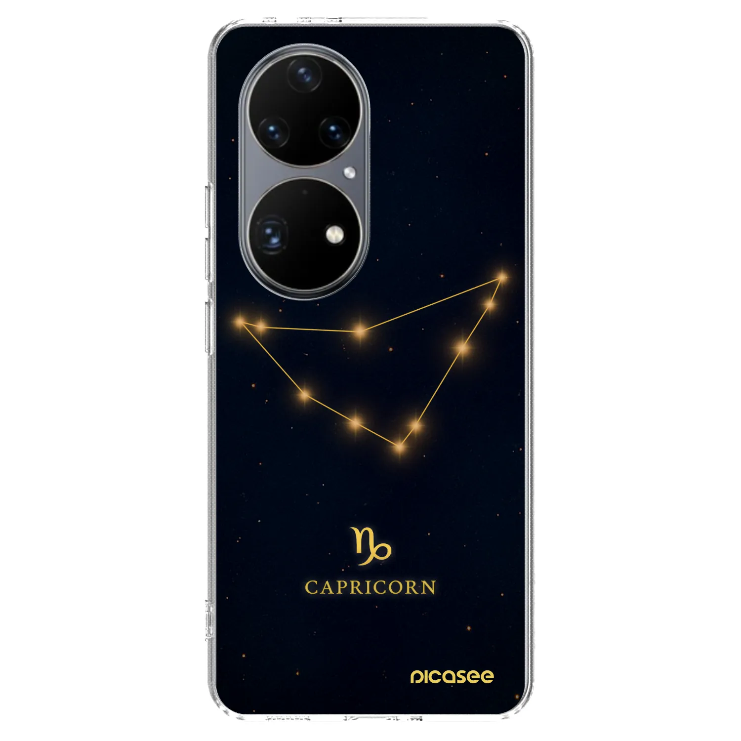 Picasee silikónový prehľadný obal pre Huawei P50 - CAPRICORN