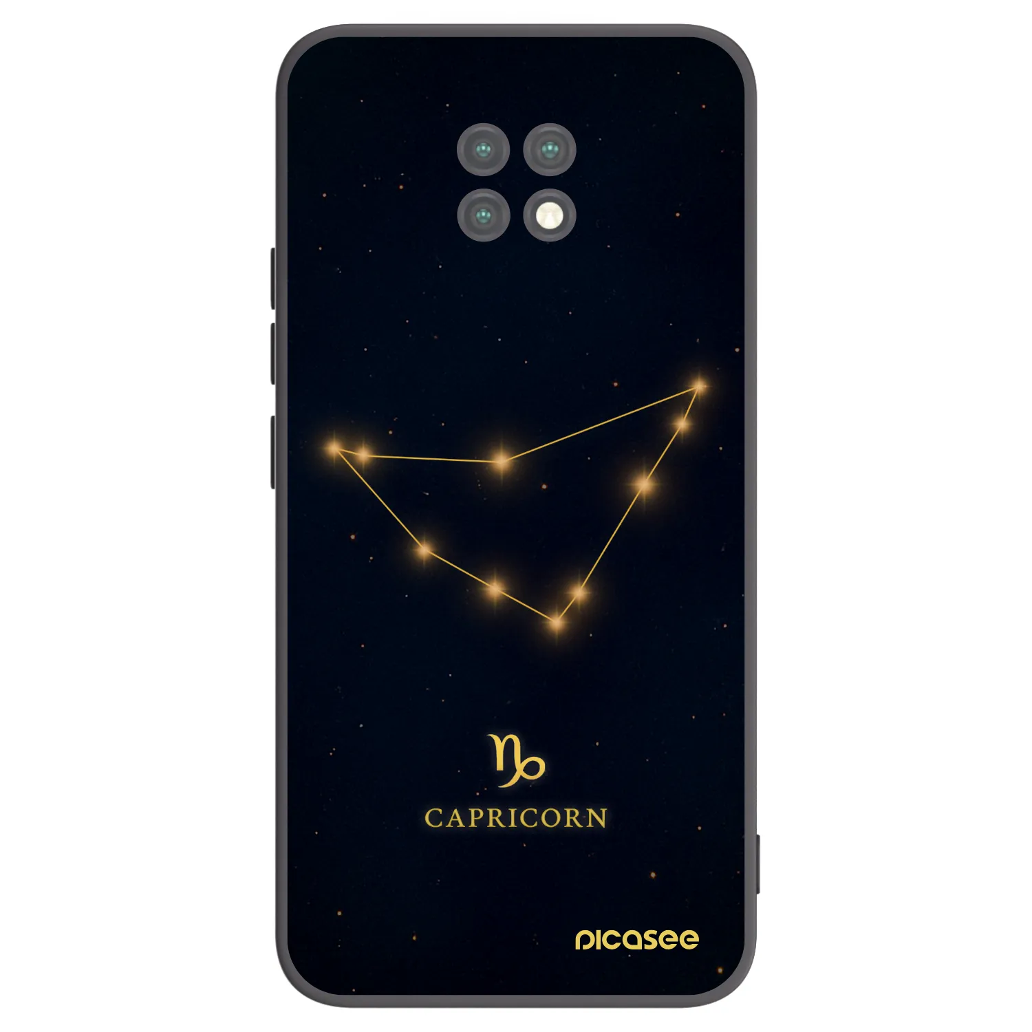 Picasee silikónový čierny obal pre Xiaomi Redmi Note 9T - CAPRICORN