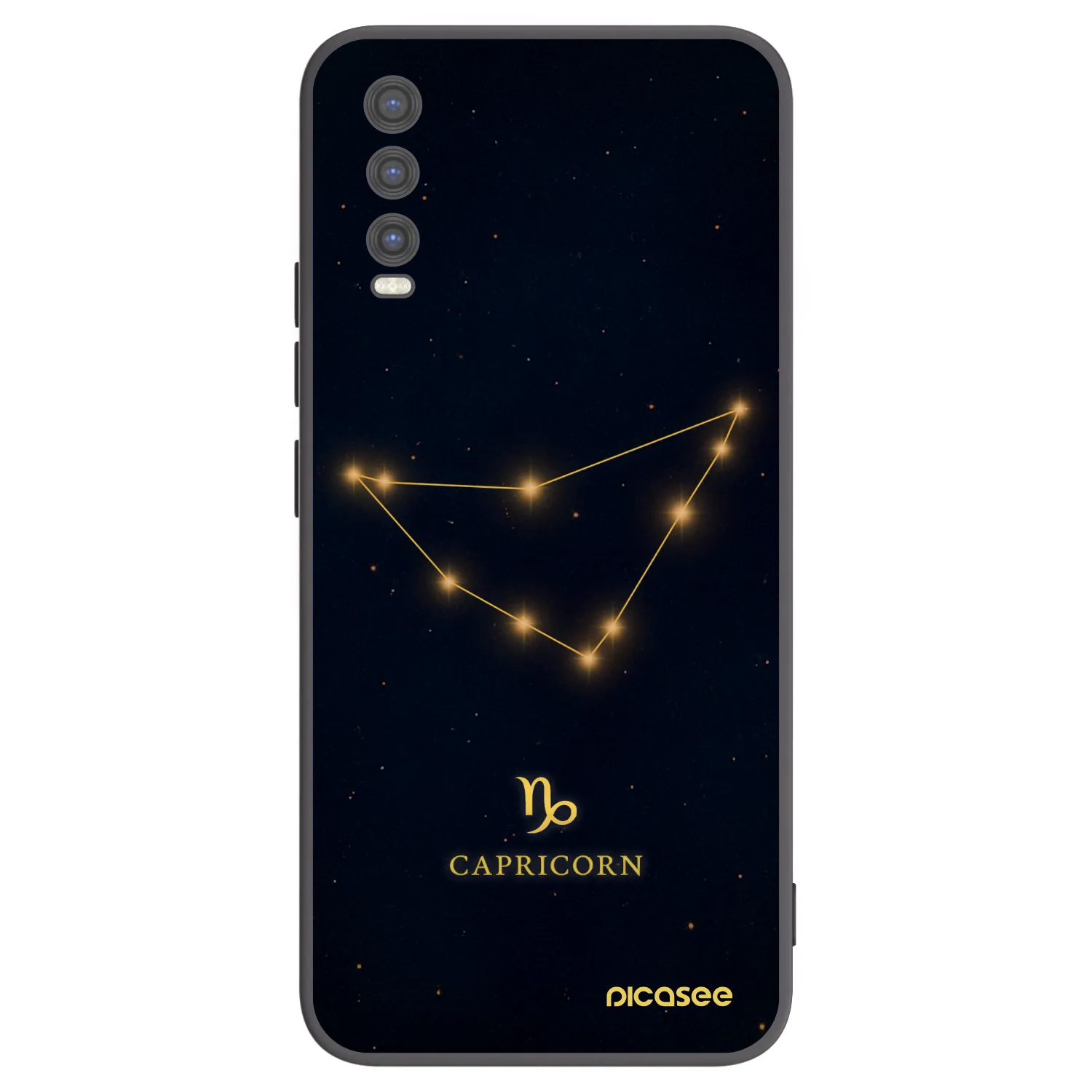 Picasee silikónový čierny obal pre Vivo Y20s - CAPRICORN