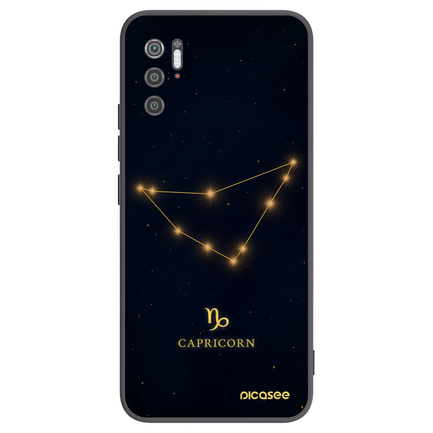 Picasee silikónový čierny obal pre Xiaomi Poco M3 Pro 5G - CAPRICORN