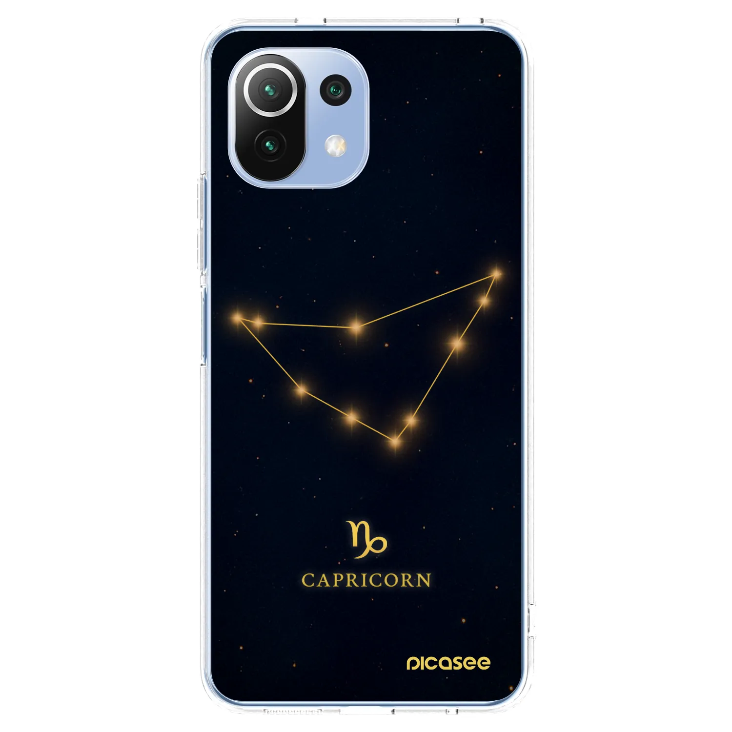 Picasee silikónový prehľadný obal pre Xiaomi 11 Lite 5G NE - CAPRICORN
