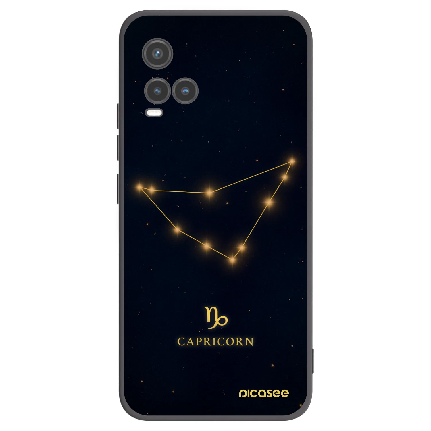 Picasee silikónový čierny obal pre Vivo Y33s - CAPRICORN