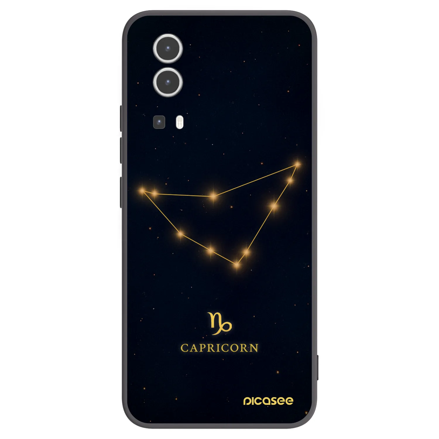 Picasee silikónový čierny obal pre Vivo Y72 5G - CAPRICORN