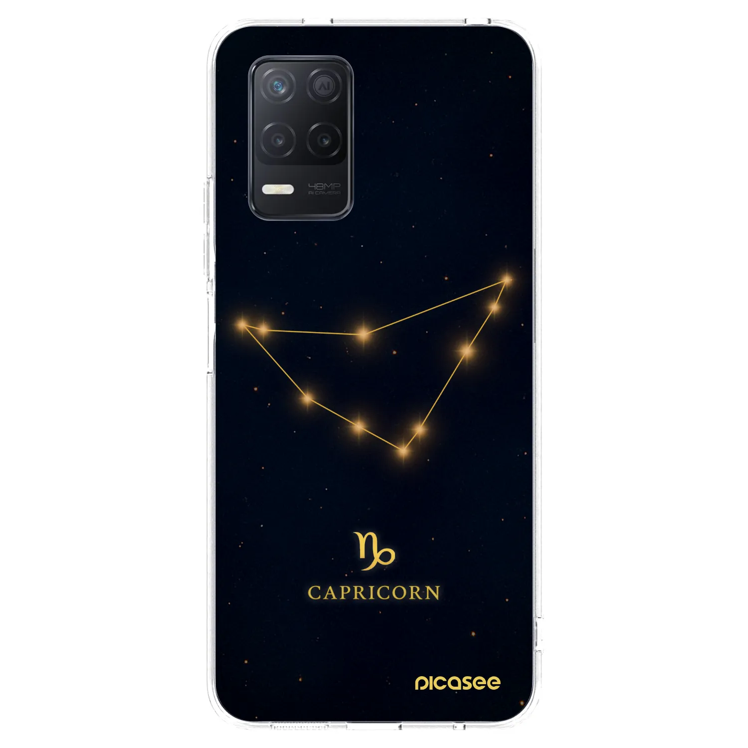Picasee silikónový prehľadný obal pre Realme 8 5G - CAPRICORN