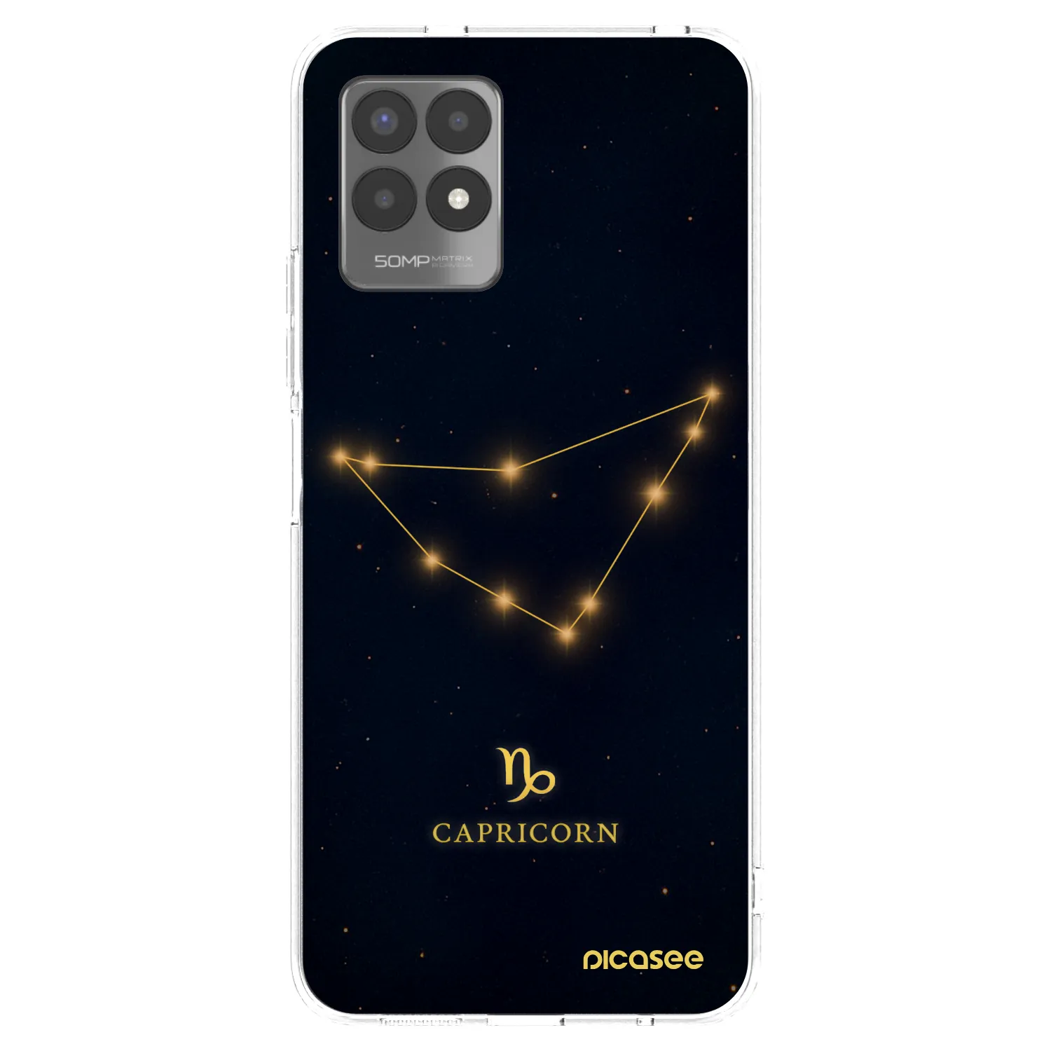Picasee silikónový prehľadný obal pre Realme 8i - CAPRICORN