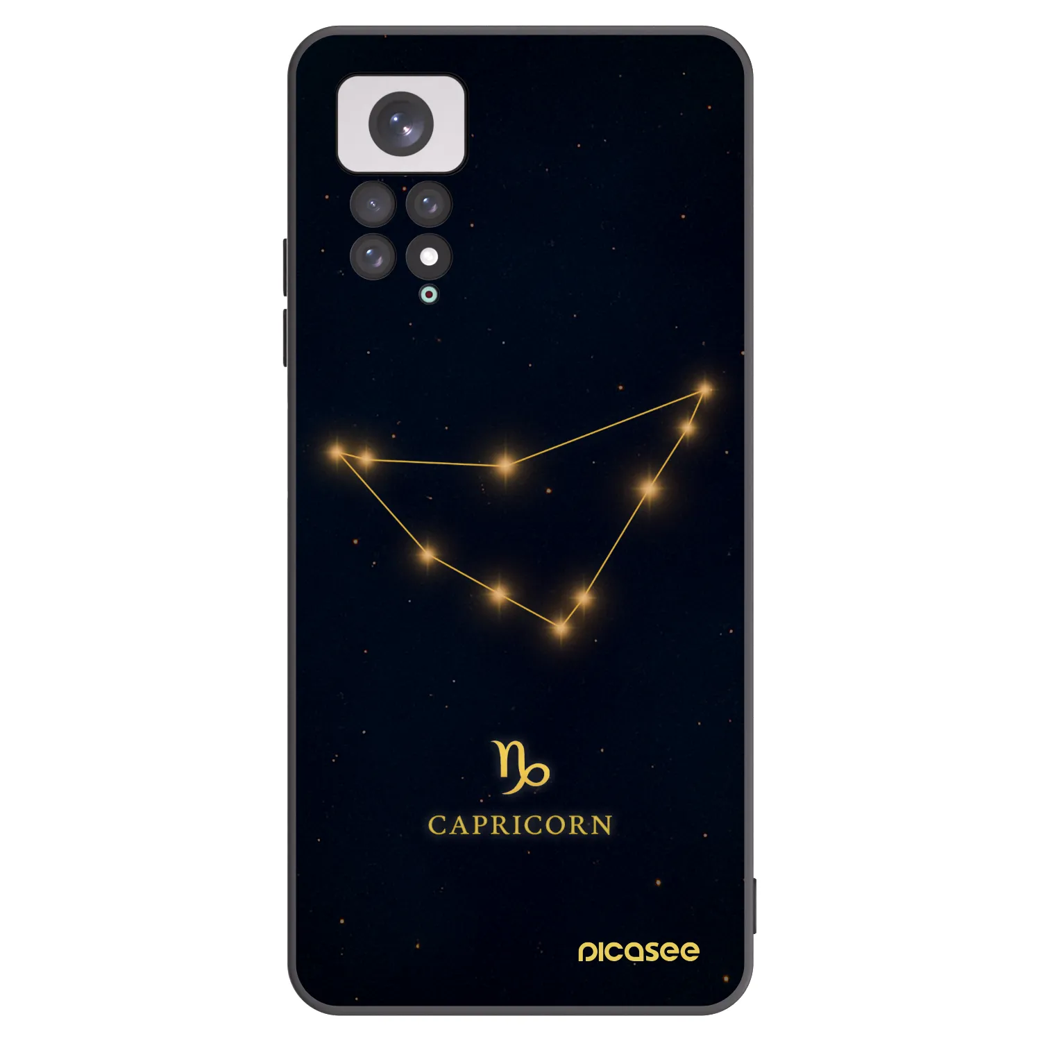 Picasee silikónový čierny obal pre Xiaomi Redmi Note 11 - CAPRICORN