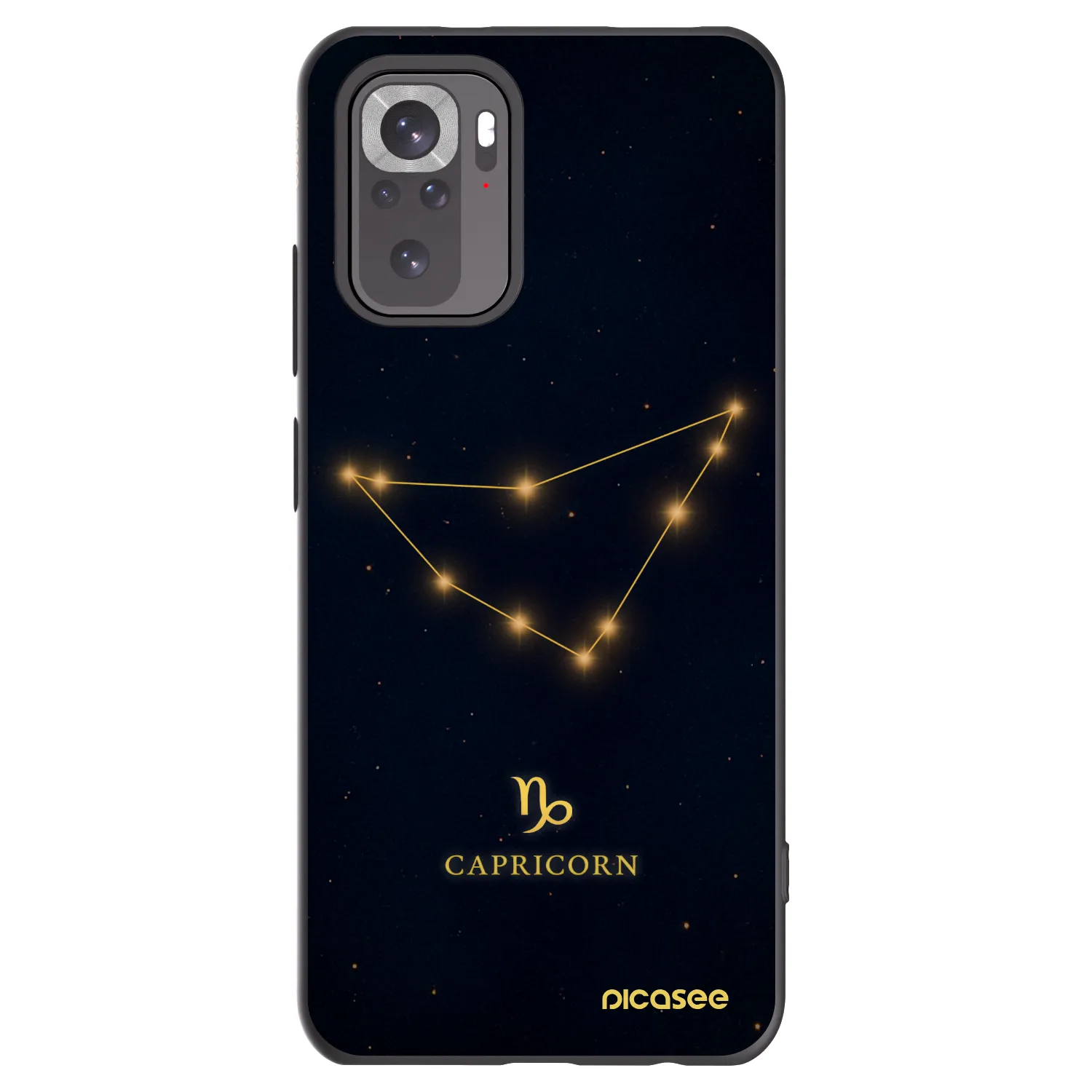 Picasee silikónový čierny obal pre Xiaomi Redmi Note 11S 4G - CAPRICORN