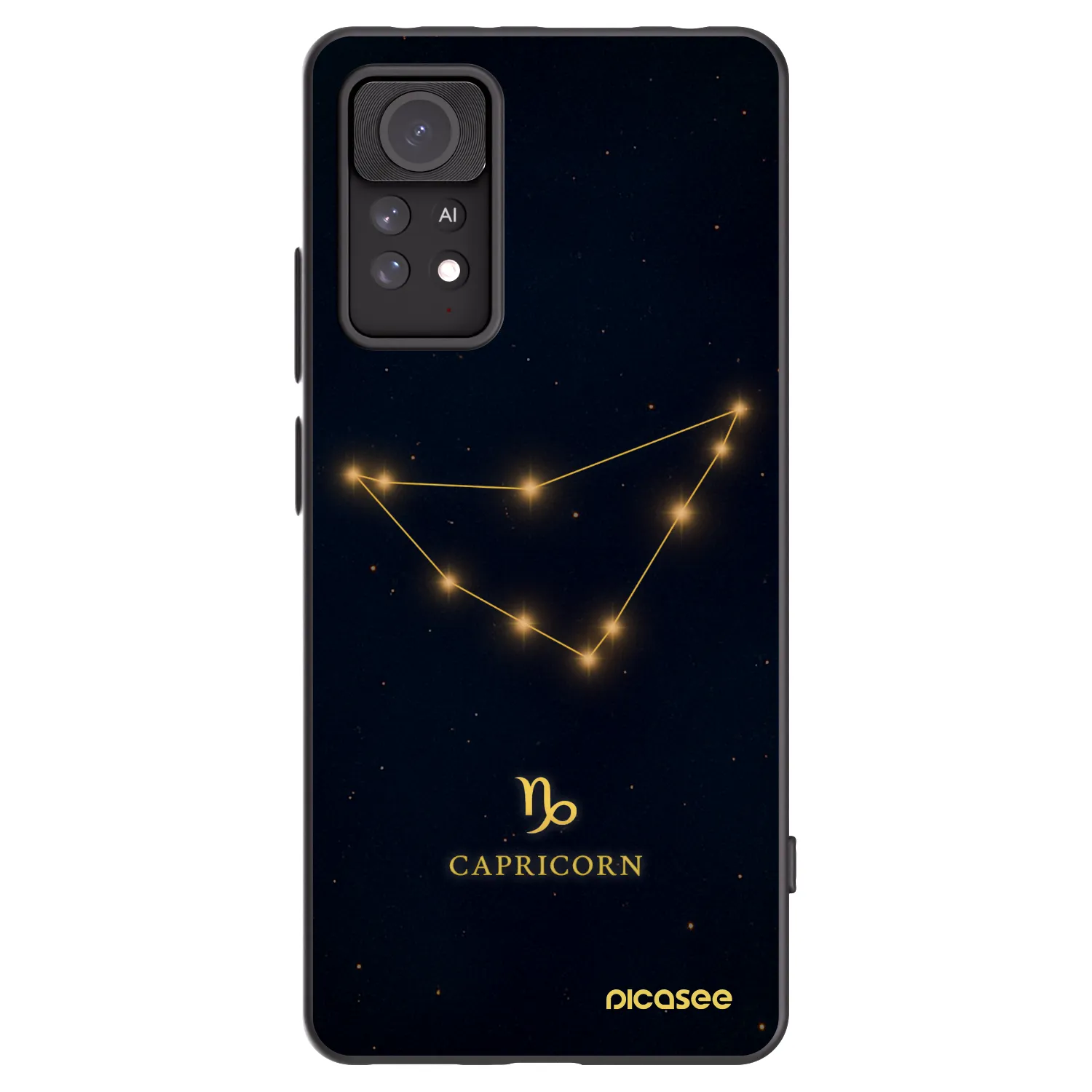 Picasee silikónový čierny obal pre Xiaomi Redmi Note 11 Pro 5G - CAPRICORN