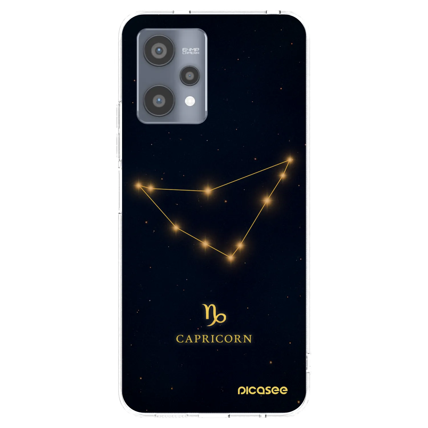 Picasee silikónový prehľadný obal pre Realme 9 Pro 5G - CAPRICORN