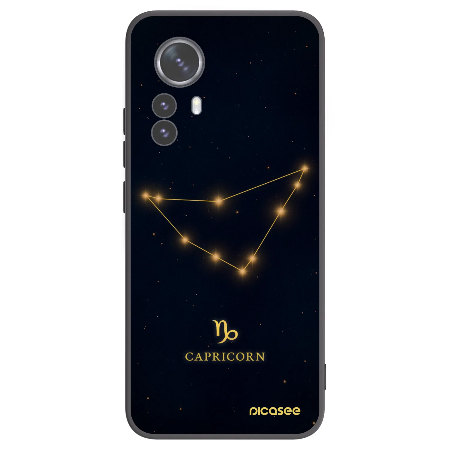 Picasee silikónový čierny obal pre Xiaomi 12 Pro - CAPRICORN