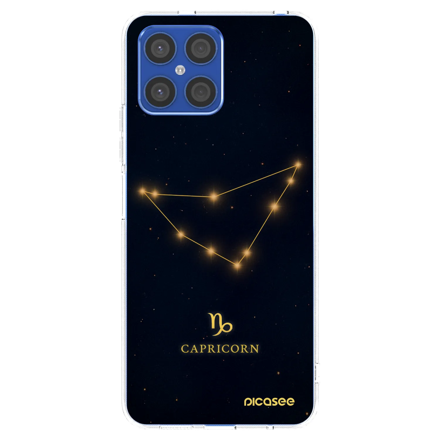 Picasee silikónový prehľadný obal pre Honor X8 4G - CAPRICORN