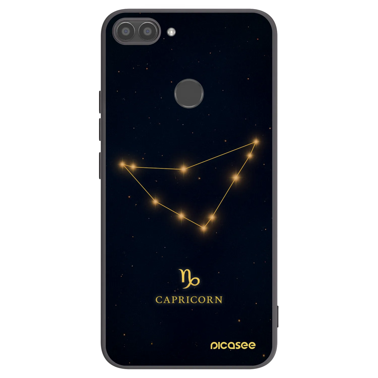 Picasee silikónový čierny obal pre Huawei P Smart - CAPRICORN