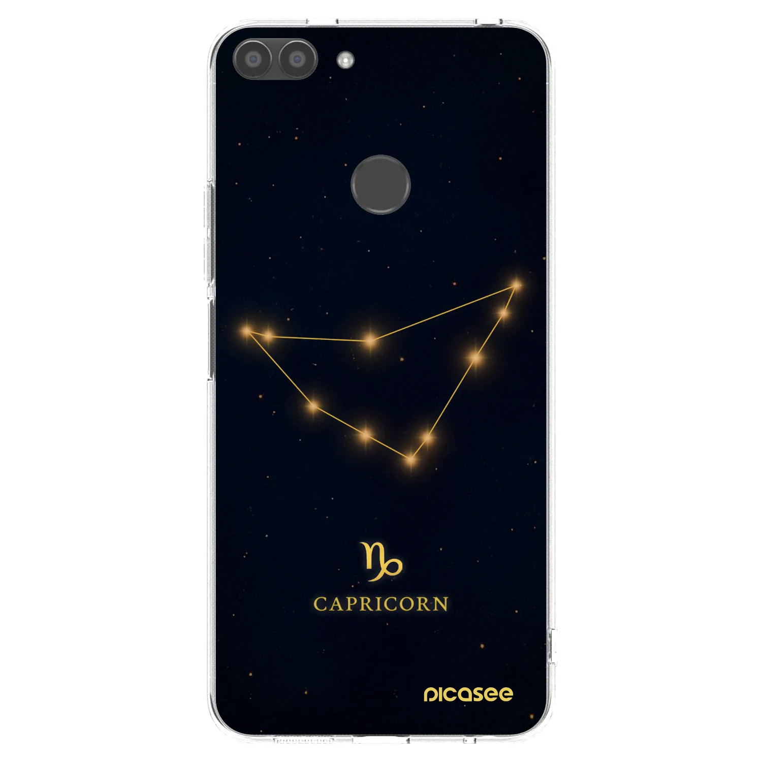 Picasee silikónový prehľadný obal pre Huawei P Smart - CAPRICORN