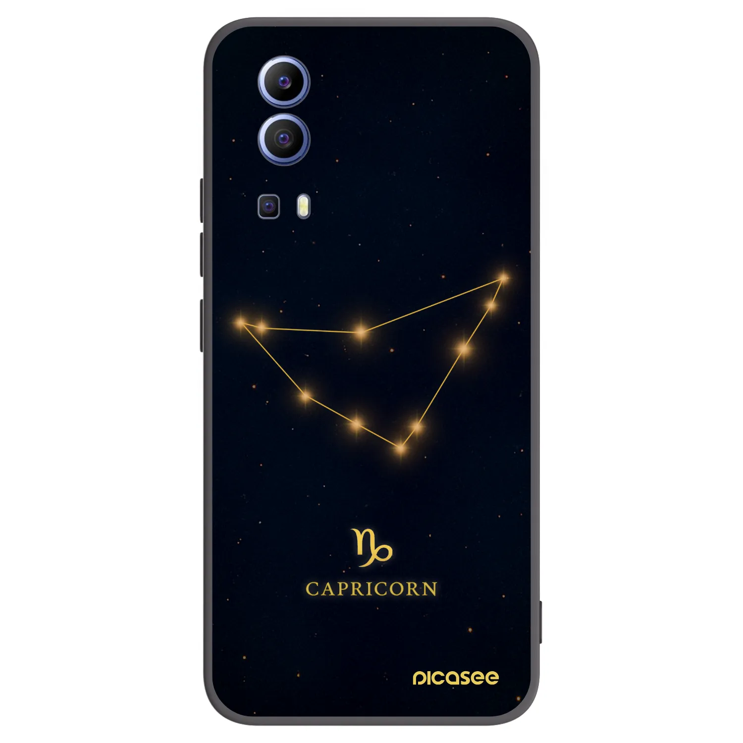 Picasee silikónový čierny obal pre Vivo Y52 5G - CAPRICORN